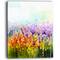 Designart - Abstract Cosmos of Colorful Flowers - Large Flower Canvas Wall Art